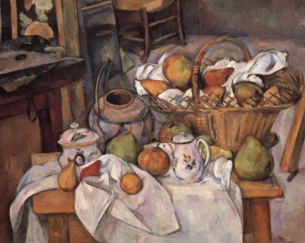 Paul Cezanne Still Life with Ginger Pot Spain oil painting art